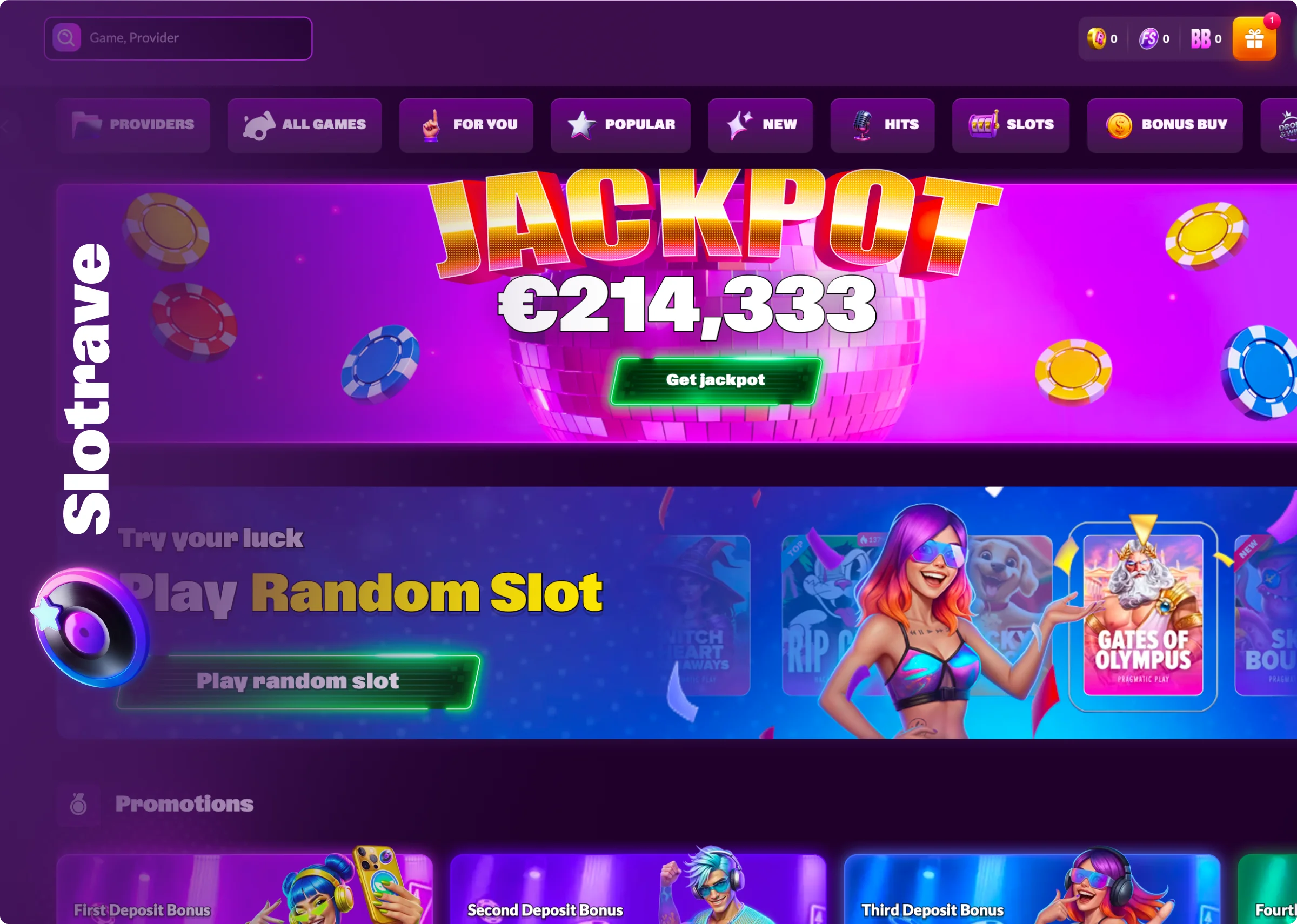 Slotrave Gry z Jackpotem Slotrave Gry z Jackpotem